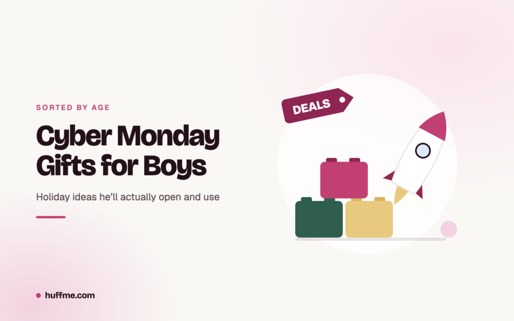 Toy building blocks and a rocket with a deals tag