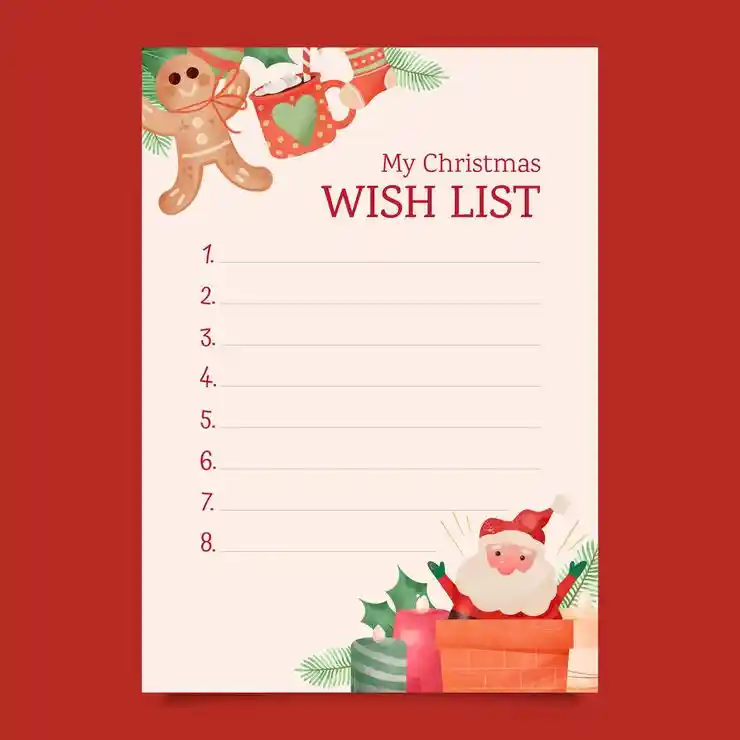 shareable christmas list